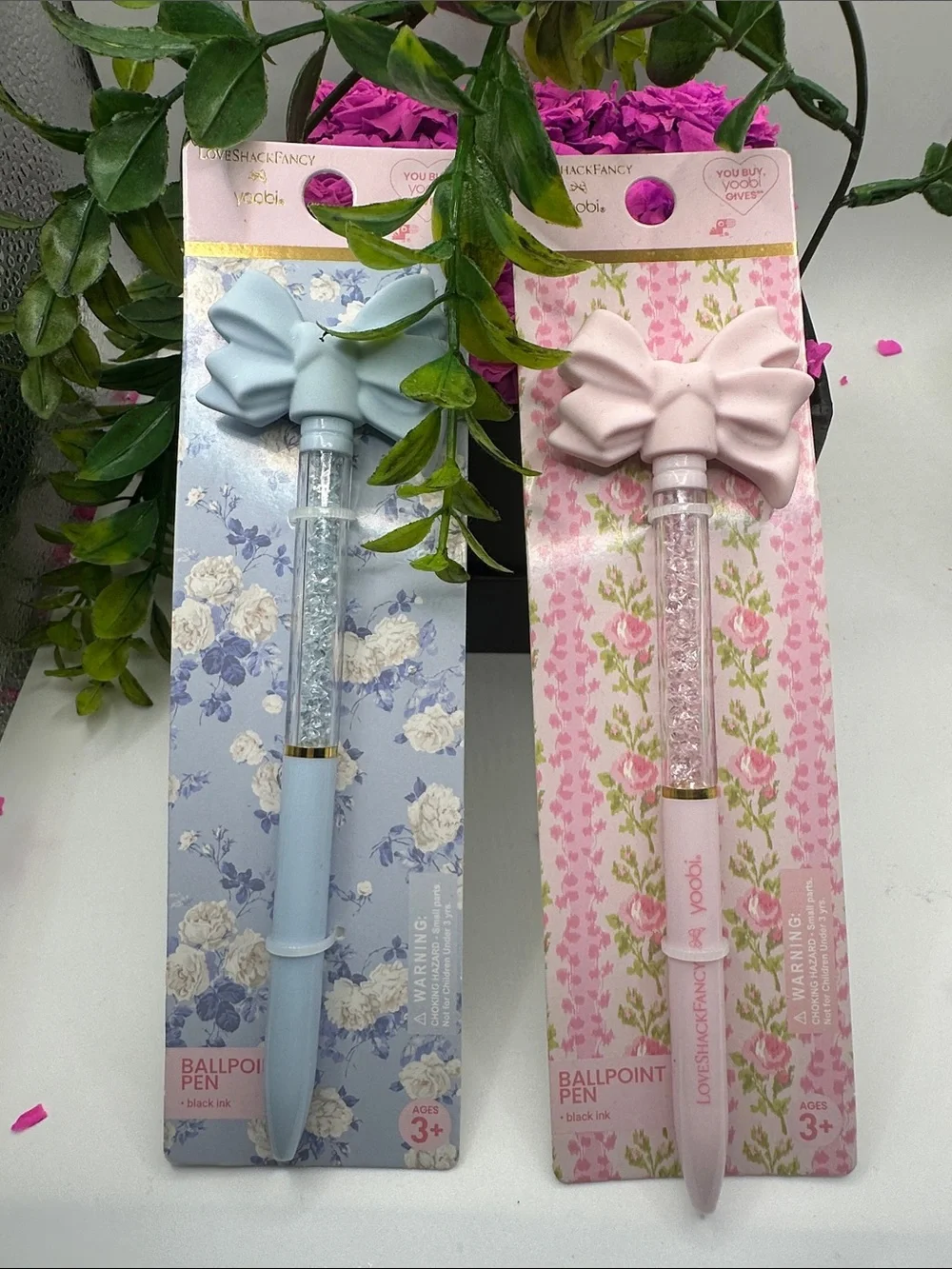 LoveShackFancy x Target Ballpoint - Pink or Light Blue